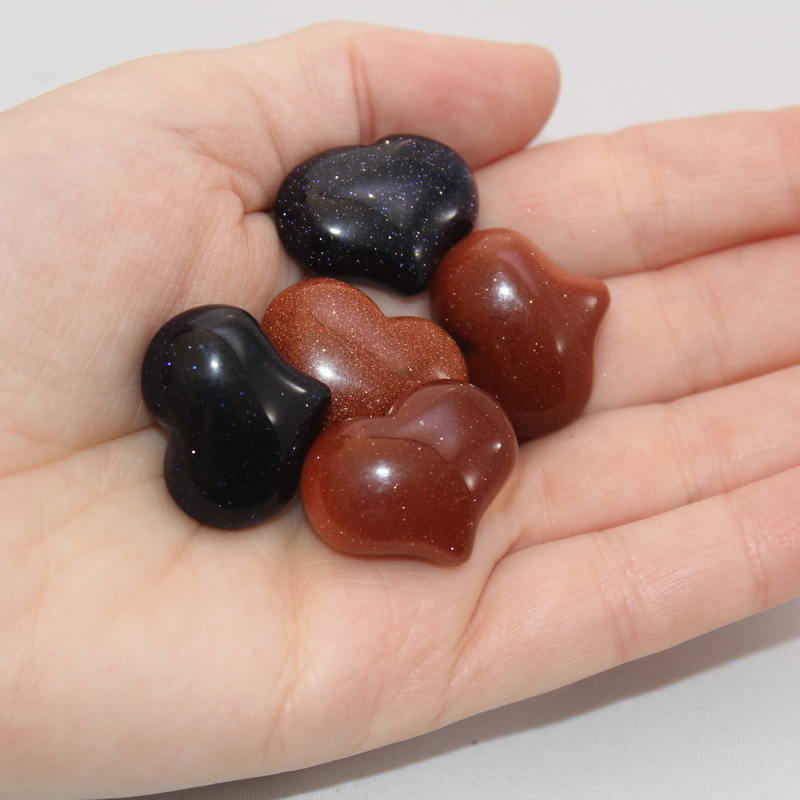 Goldstone Mini Heart