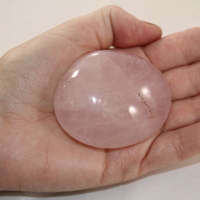 Rose Quartz Palm Stone
