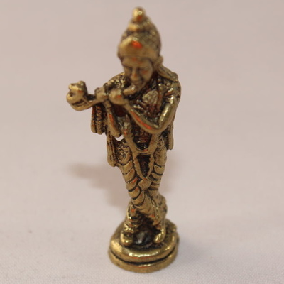 Miniature Krishna Figurine