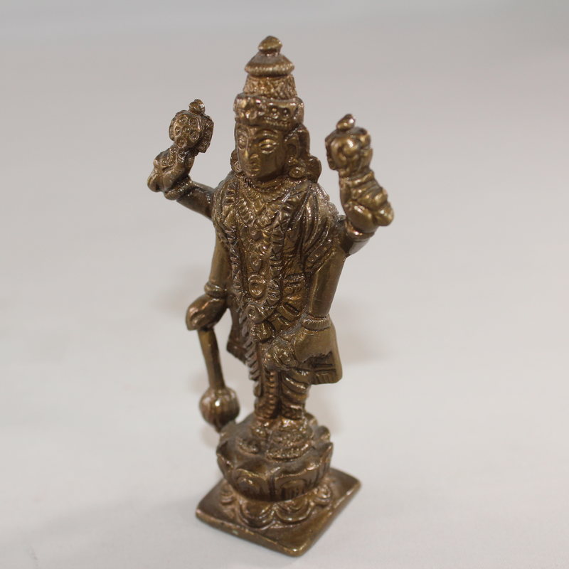 Lord Vishnu Brass Statue