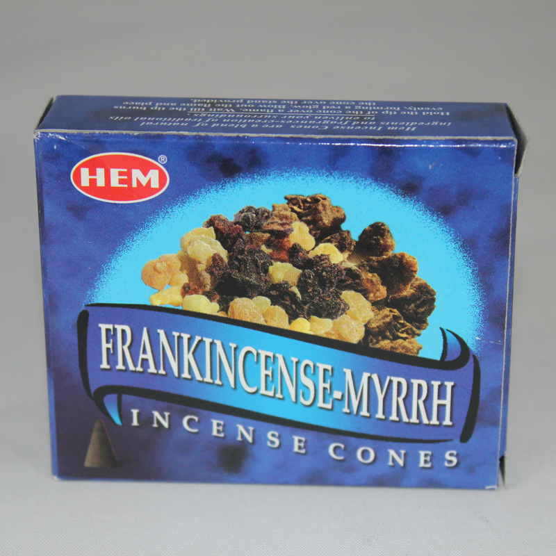 Frankincense and Myrrh Incense Cones-HEM