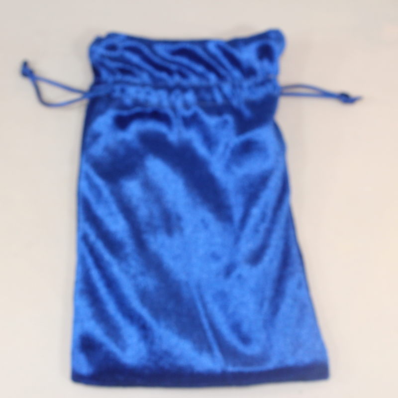 Blue Velvet Pouch - Gold lined