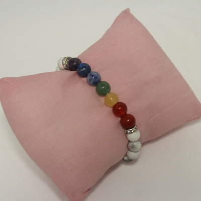Howlite Chakra Bracelet