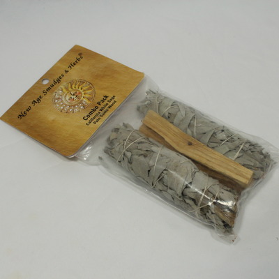 White Sage & Palo Santo Sticks 4" Combo Pack (2 sticks ea.)